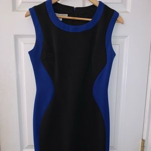 Maggy London Blue and Black Dress